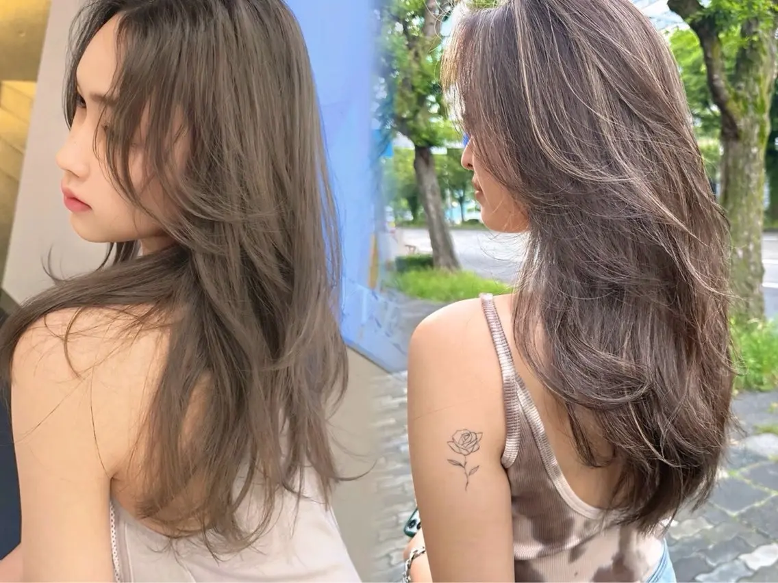 セミロング DEAN ISLA 大人レイヤーカットのヘアスタイル