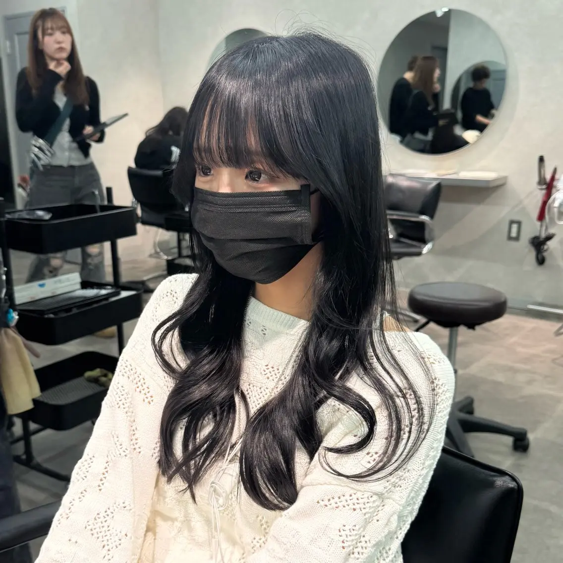 ロング カット ヘアカラー 韓国特化🇰🇷千葉 /レイヤーカット竜生のヘアスタイル