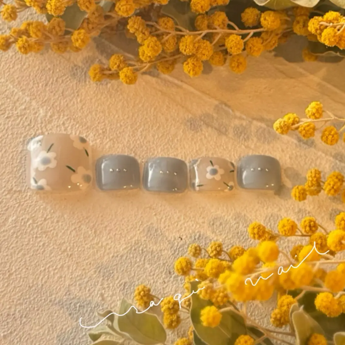 ネイル フットネイル usagi nailのネイルデザイン