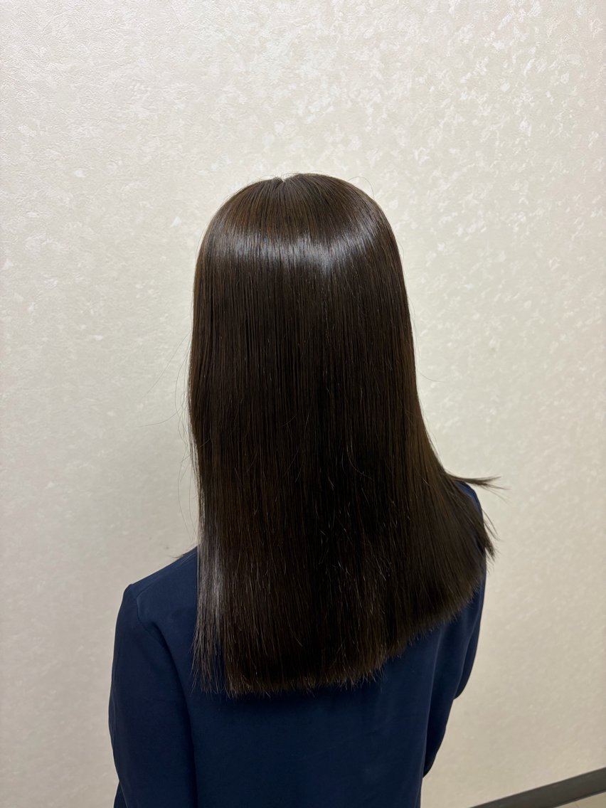 カラー 透明感カラー ヘアカラー トリートメント 大野 満葵のヘアスタイル