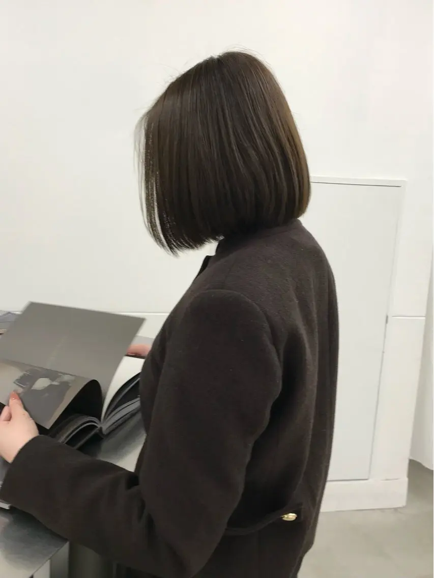 ショート カラー 透明感艶カラー/ リュウジンキョウカのヘアスタイル