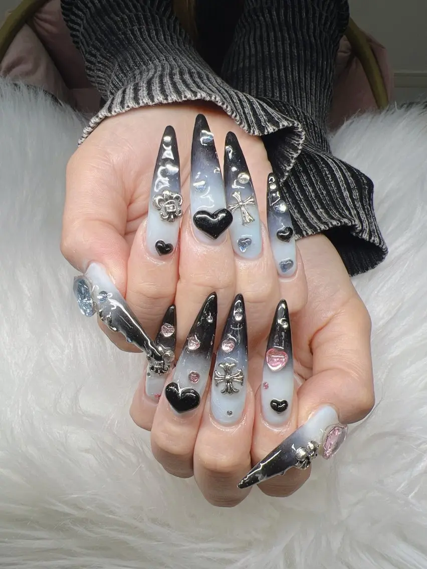ネイル ハンドネイル Lee Nails チップ長さだし専門店のネイルデザイン