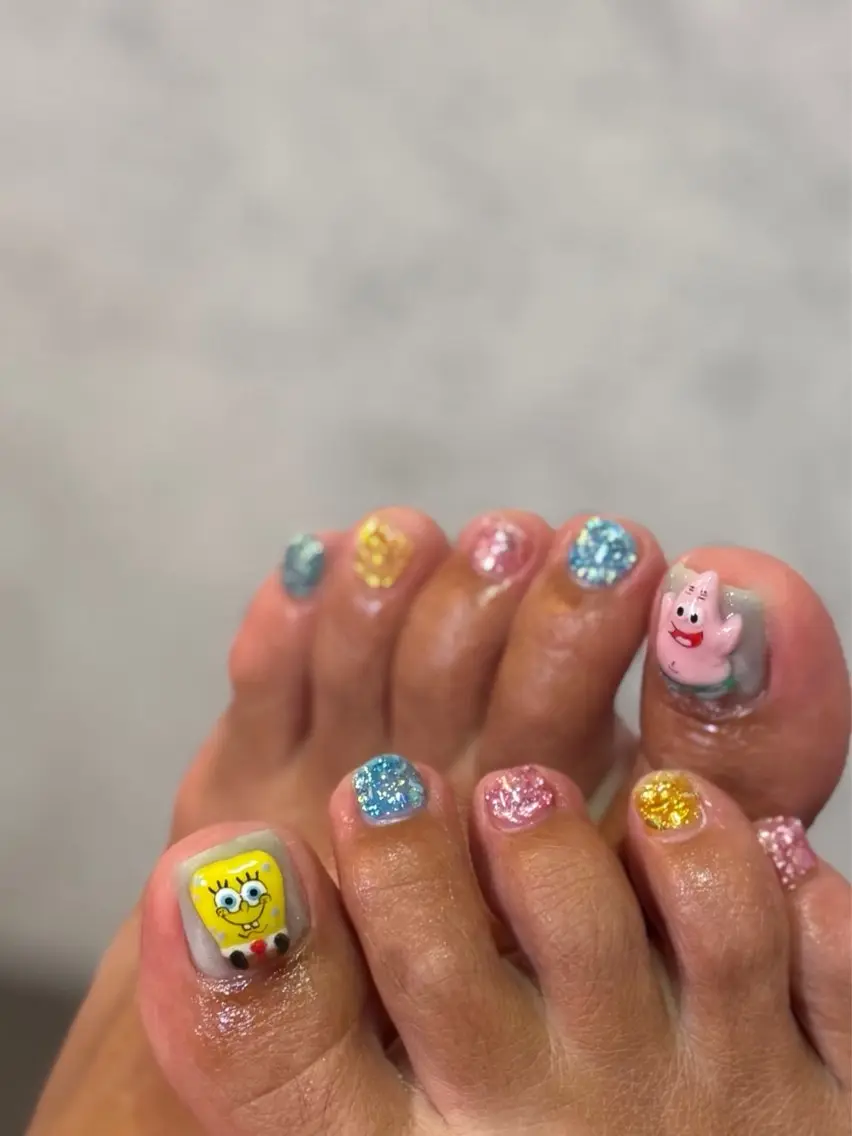 ネイル フットネイル relow トノイケのネイルデザイン