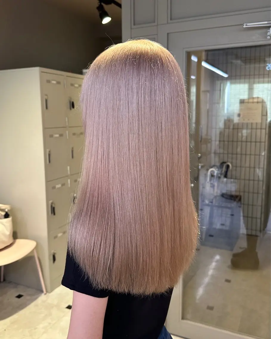 ロング カラー ヘアカラー トリートメント ヘッドスパ ヘアセット 髪質改善/縮毛矯正 /上野/EMILのヘアスタイル