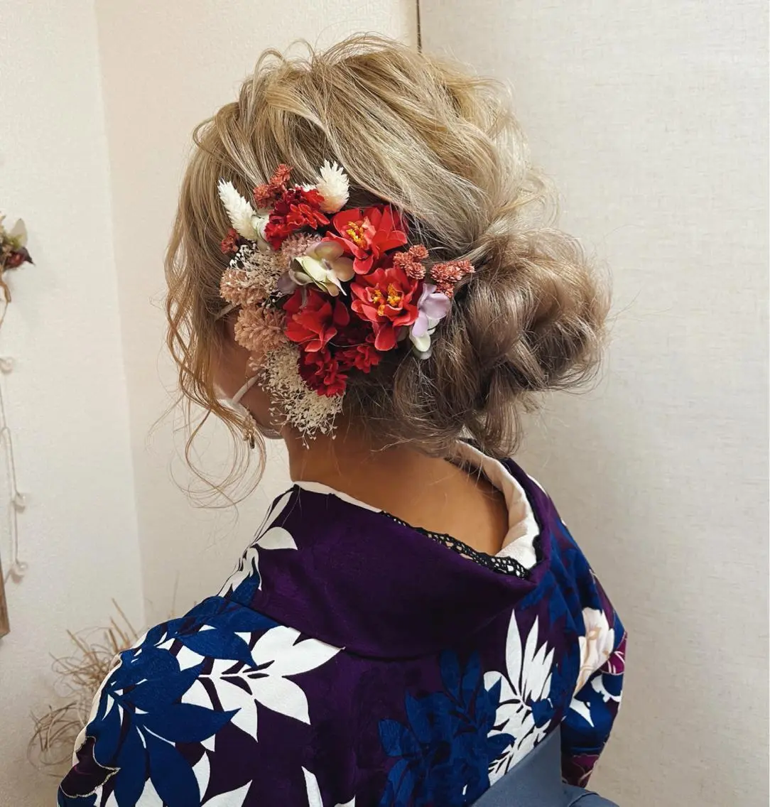 ロング ヘアアレンジ 【カメレオン】 上村 祥子のヘアスタイル