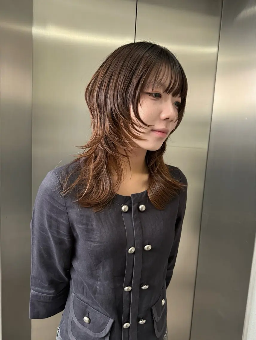 セミロング カット トリートメント 松尾太樹 【pia】福岡美容室のヘアスタイル