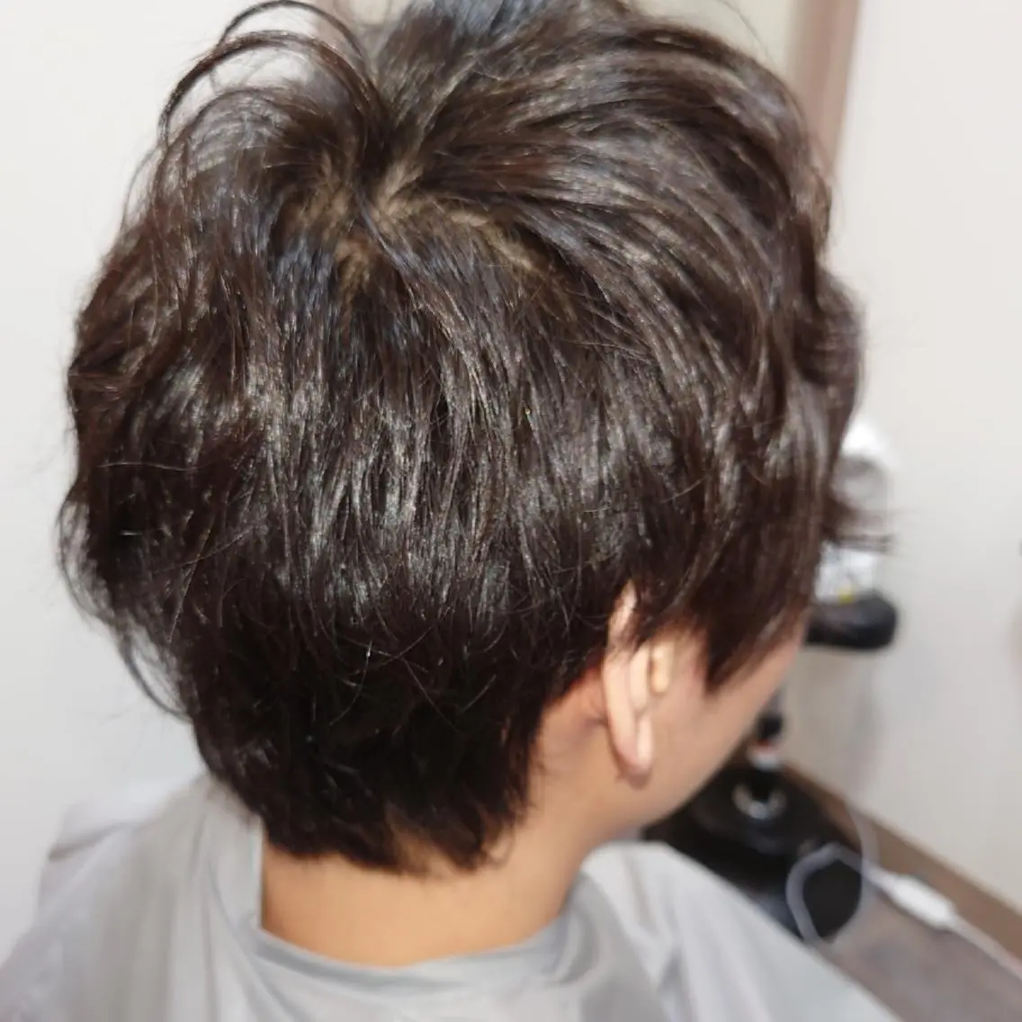 ショート パーマ カット パーマ 齋藤 直也 MILIKE F4のヘアスタイル
