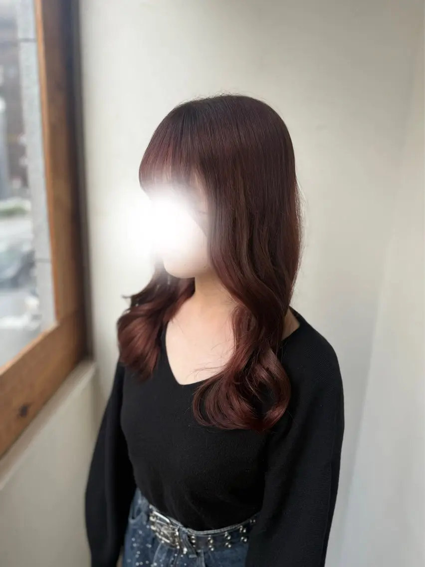 セミロング カラー ヘアカラー 🩵KUREA🩵 /似合わせカットのヘアスタイル