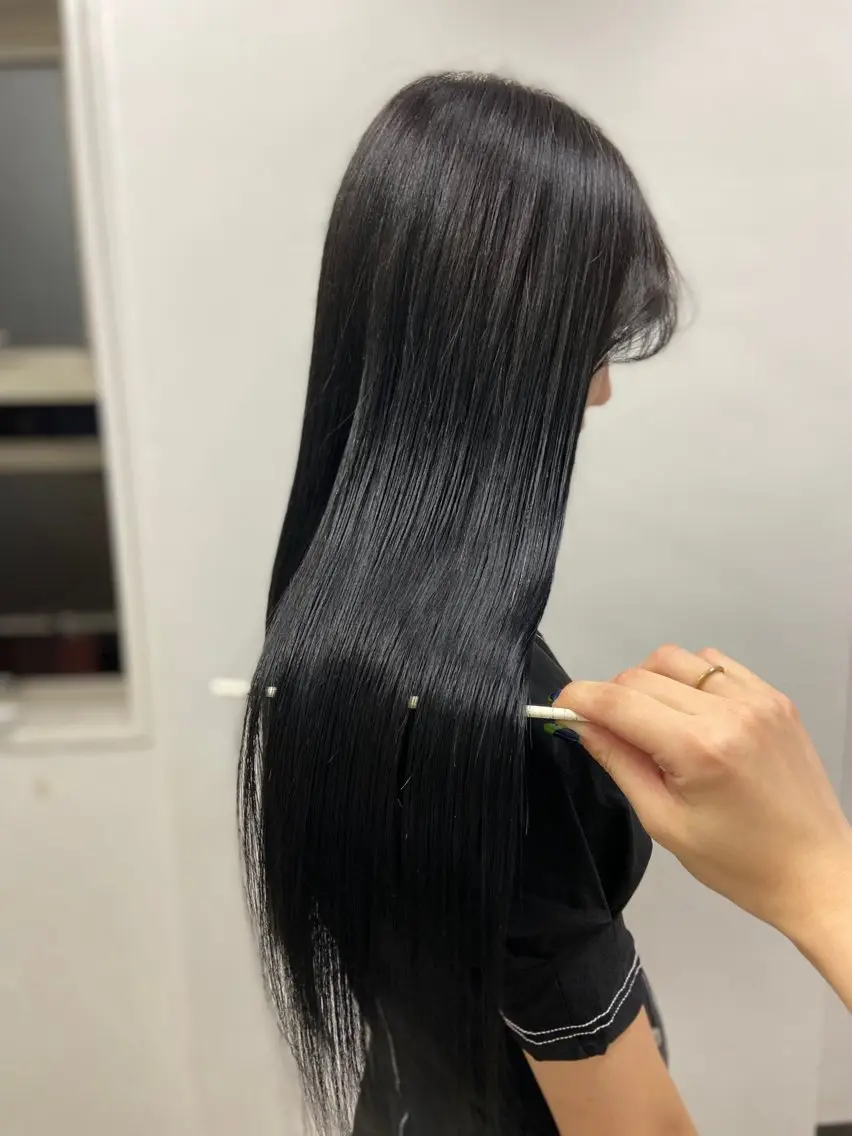 ロング カラー ヘアアレンジ Over hair_ misakiのヘアスタイル