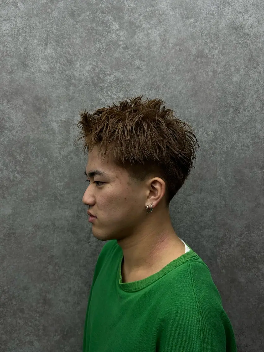 ショート カット 🔥フェザーパーマ 特化🔥勇斗のヘアスタイル