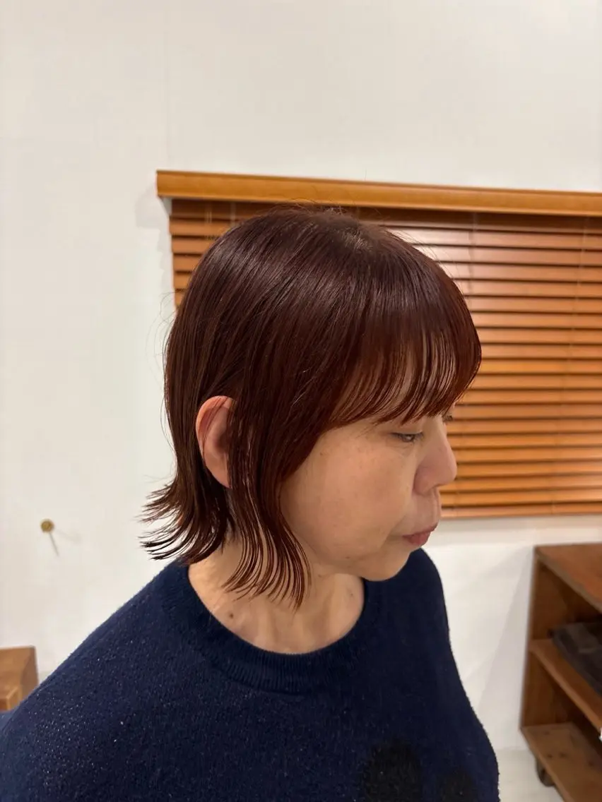 カラー オレンジ ヘアカラー izumi 【mikke】のヘアスタイル