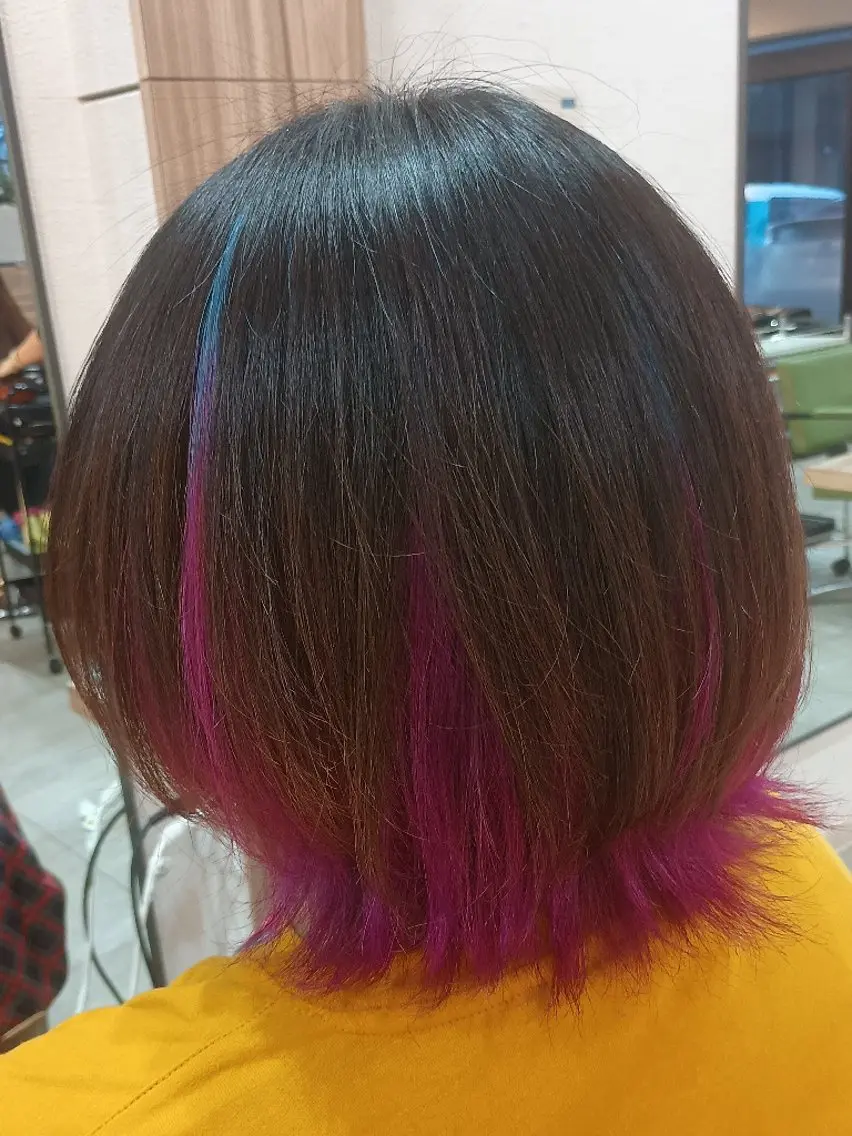 ミディアム ヘアカラー OluOlu   （オルオル） ひかるのヘアスタイル