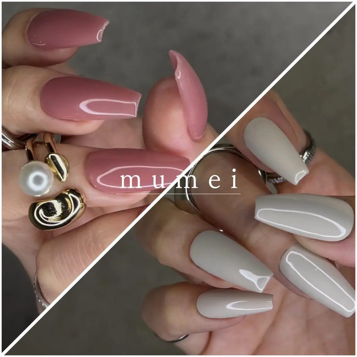 Hand】One Color. "Magnet/Flash/Glitter/Color"(オフなし)の写真
