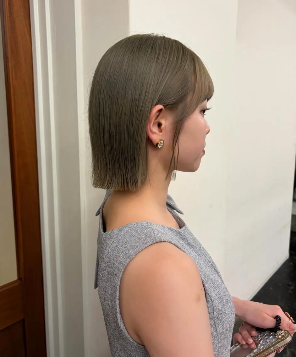 カラー 透明感カラー Bob /似合わせ color唯菜ﾕｲﾅのヘアスタイル