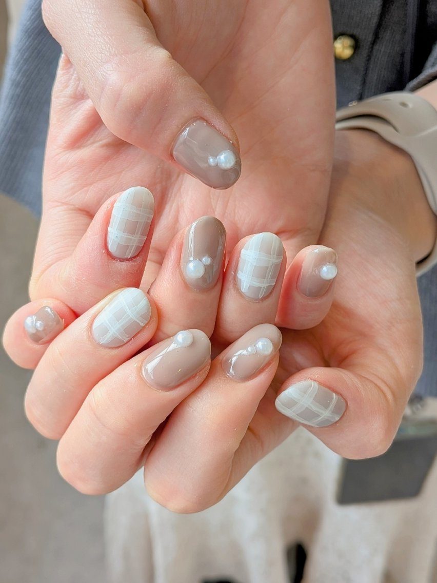 ネイル ニュアンスネイル miel nail mayaのネイルデザイン