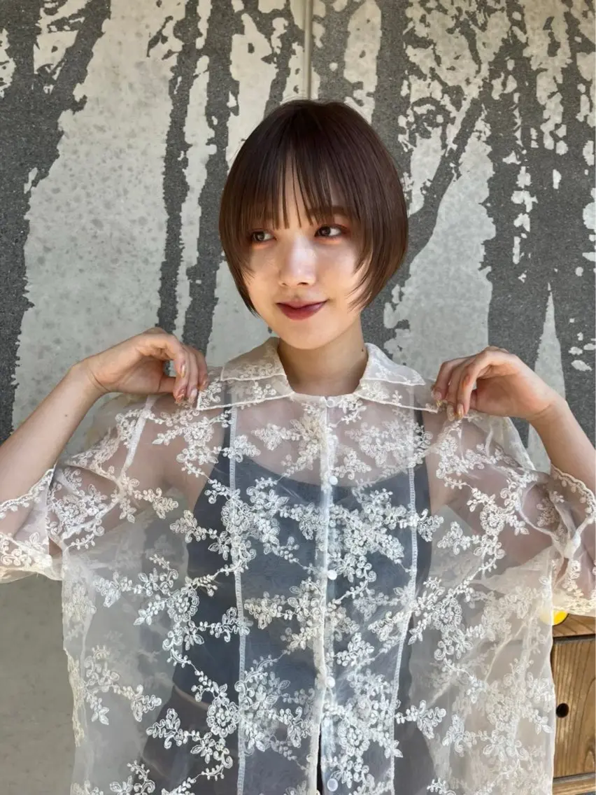 ショート その他 わかすぎ ほのかのヘアスタイル