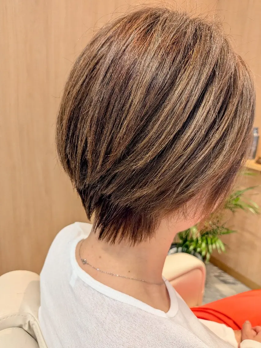 ショート ショートボブ ボブ ショートヘア カット 長谷川 誠志のヘアスタイル