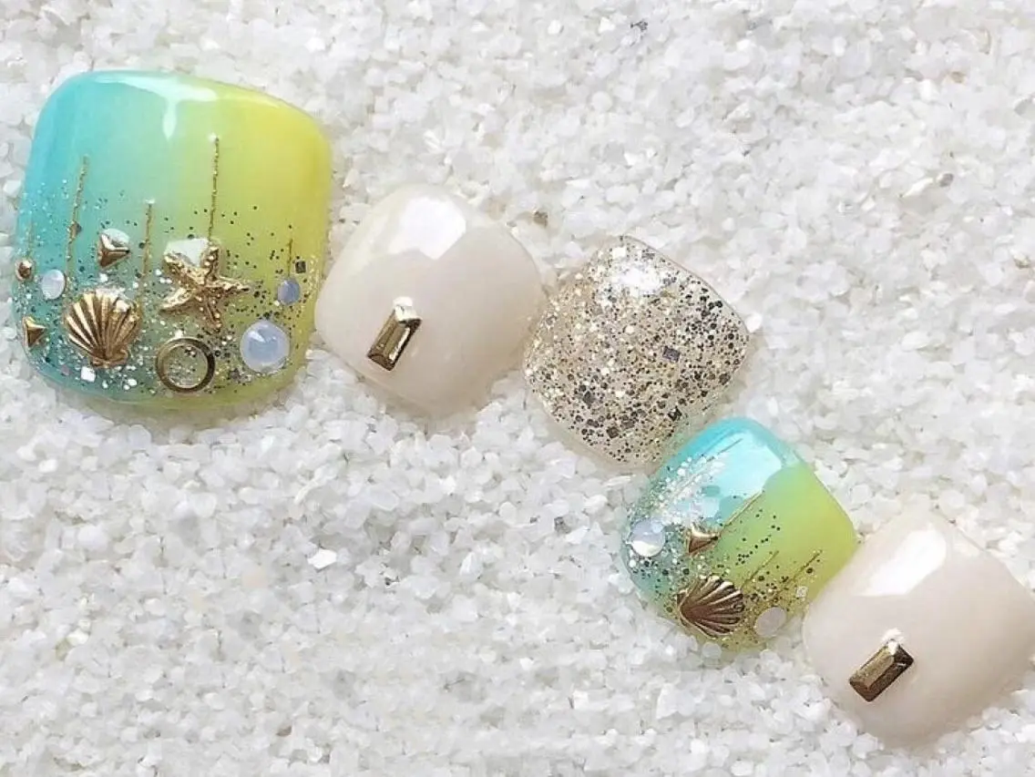 ネイル OCEAN nail パラジェル　取扱い店のネイルデザイン