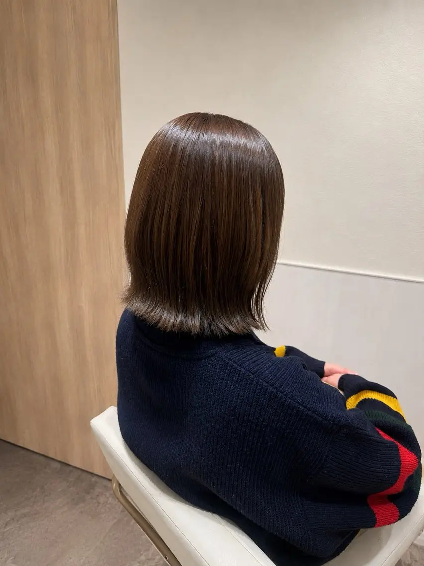 ミディアム カラー カット⌇艶カラー 🫧⌇Nanahoのヘアスタイル