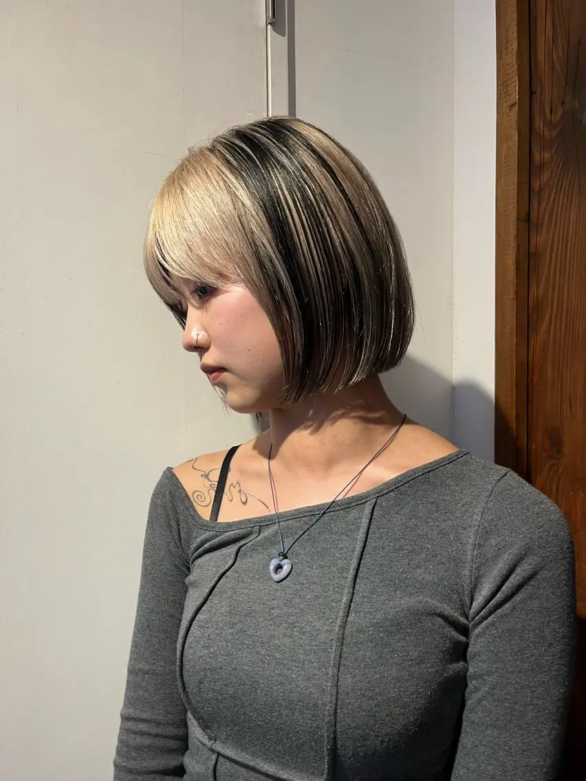 ショート 前下がりボブ ボブ 武藤 淳生のヘアスタイル