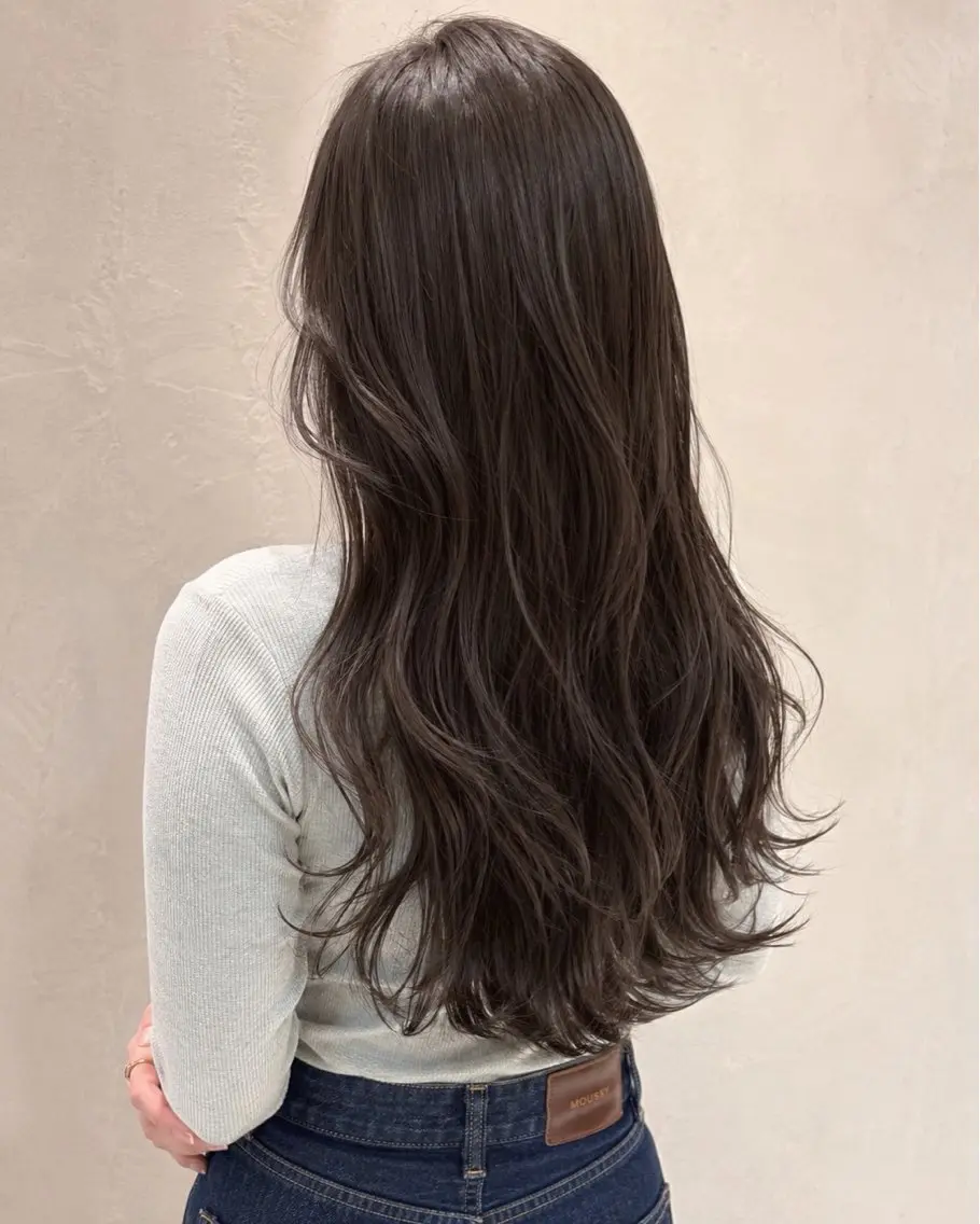 ロング カット ヘアカラー トリートメント 🦋高屋敷陸🦋 レイヤー/ハイトーンのヘアスタイル