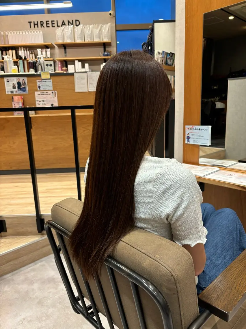 ロング カラー ブラウンカラー 北村 祐樹のヘアスタイル
