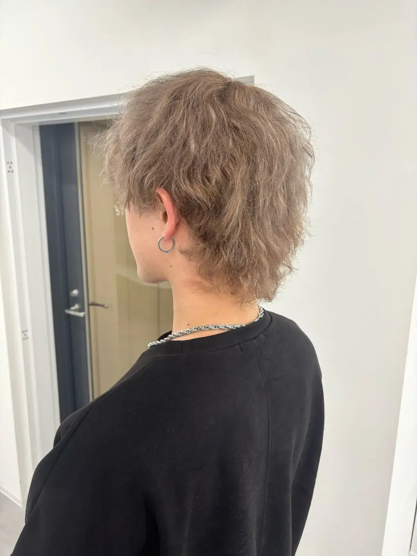 カラー メンズ 🧸🎀ブリーチ 栄🎀🧸かのんのヘアスタイル
