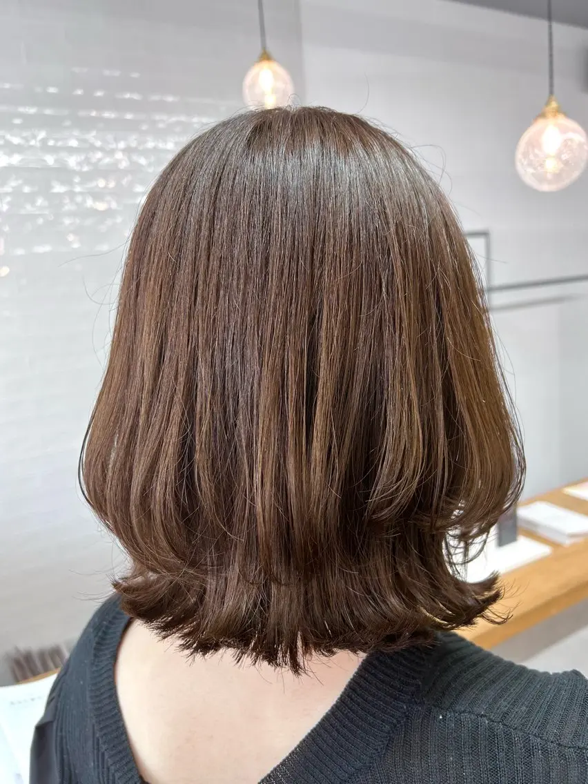 ミディアム レイヤーカット カット トリートメント sol. ayakaのヘアスタイル