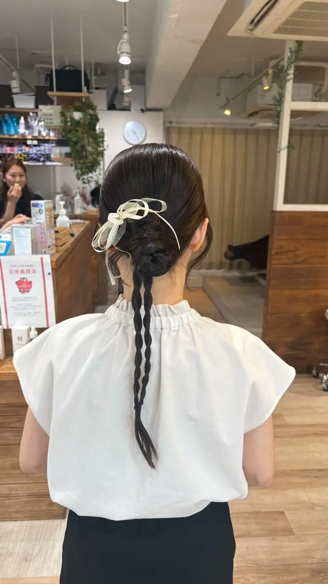 ロング ヘアアレンジ 透明感color ゆうな🎀のヘアスタイル