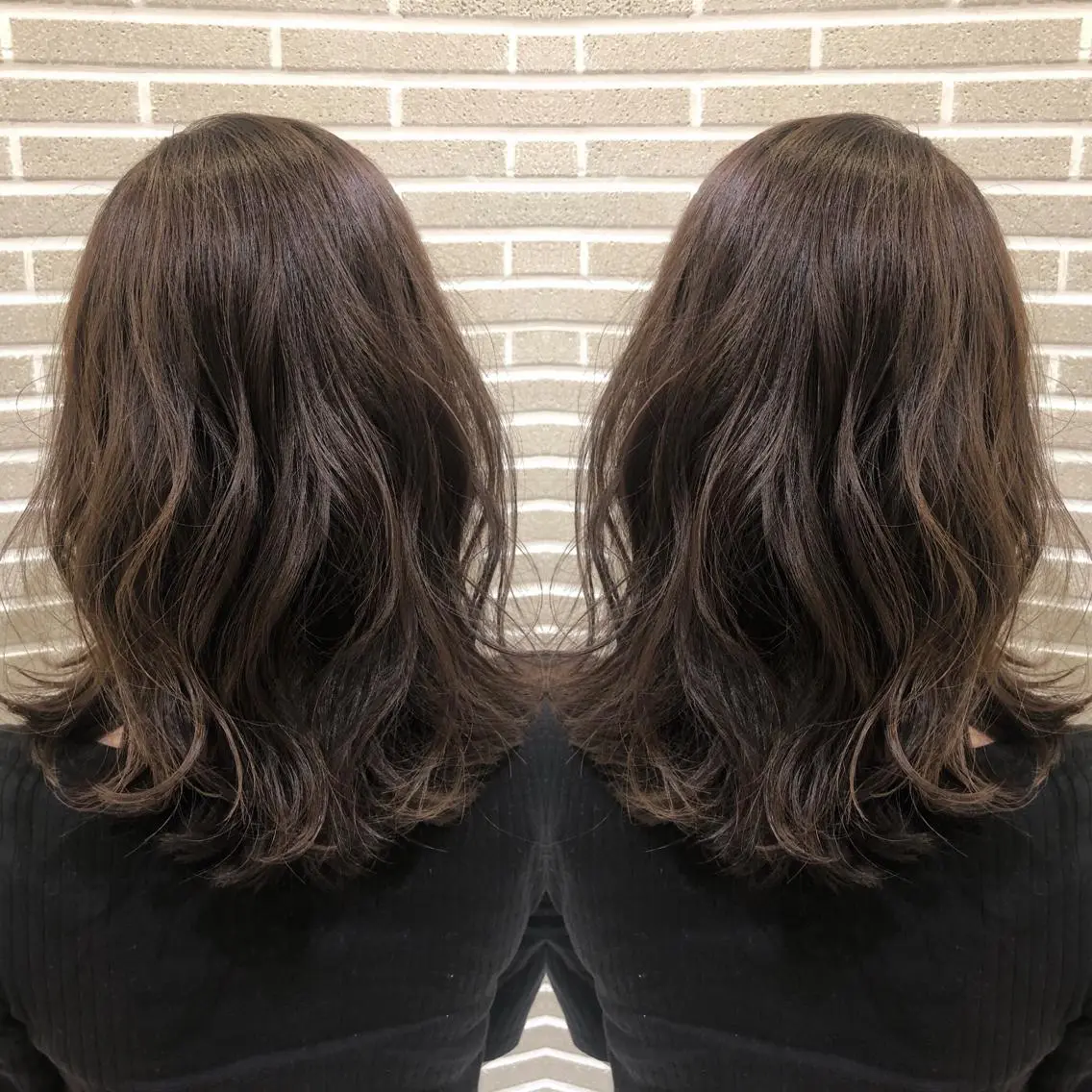 
![ミディアム カラー カット ヘアカラー トリートメント 山北 咲子のヘアスタイル