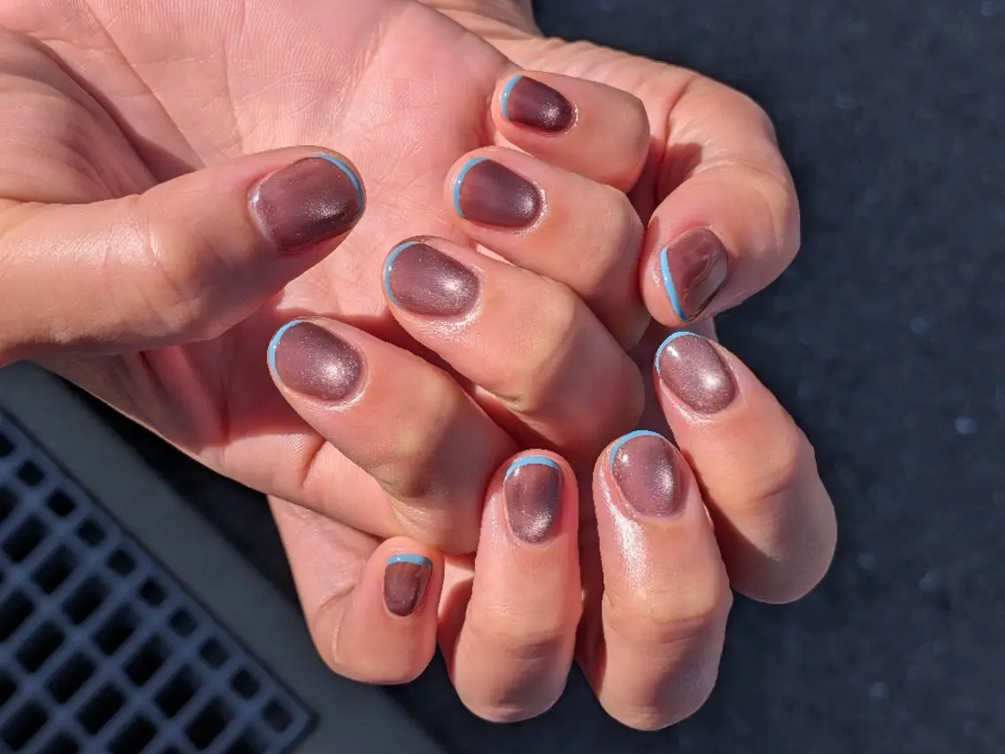 ネイル アートネイル フレンチネイル マグネットネイル ハンドネイル Nail salon  unikoのネイルデザイン