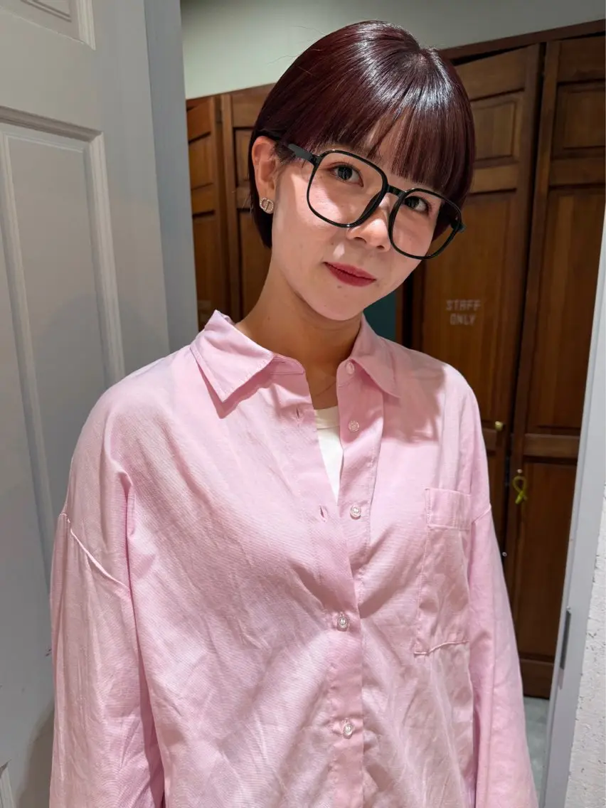 ショート カラー パーマ 似合わせカット カット ヘアカラー 縮毛矯正 トリートメント mai / linoah˚✧のヘアスタイル