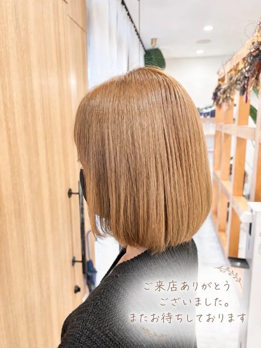 ミディアム ボブ 菅谷 琉月のヘアスタイル