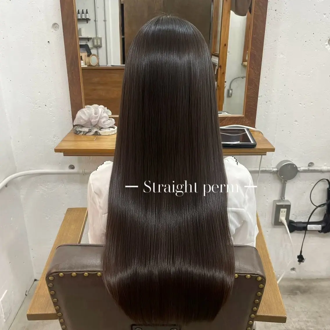ロング パーマ 髪質改善 縮毛矯正 ストレートパーマ 縮毛矯正 トリートメント Hina/カラー特化 /艶カラーのヘアスタイル