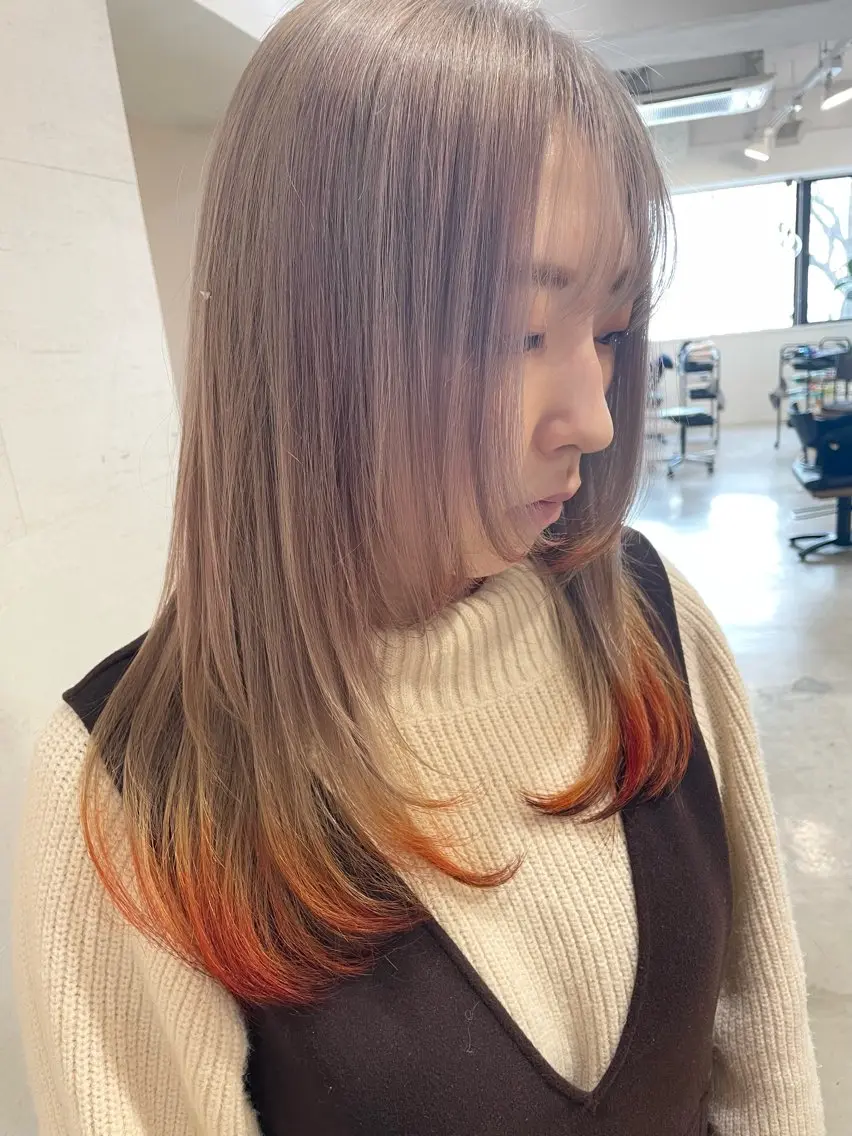 ロング カラー 狐カラー ヘアカラー トリートメント 平澤 萌香のその他イメージ