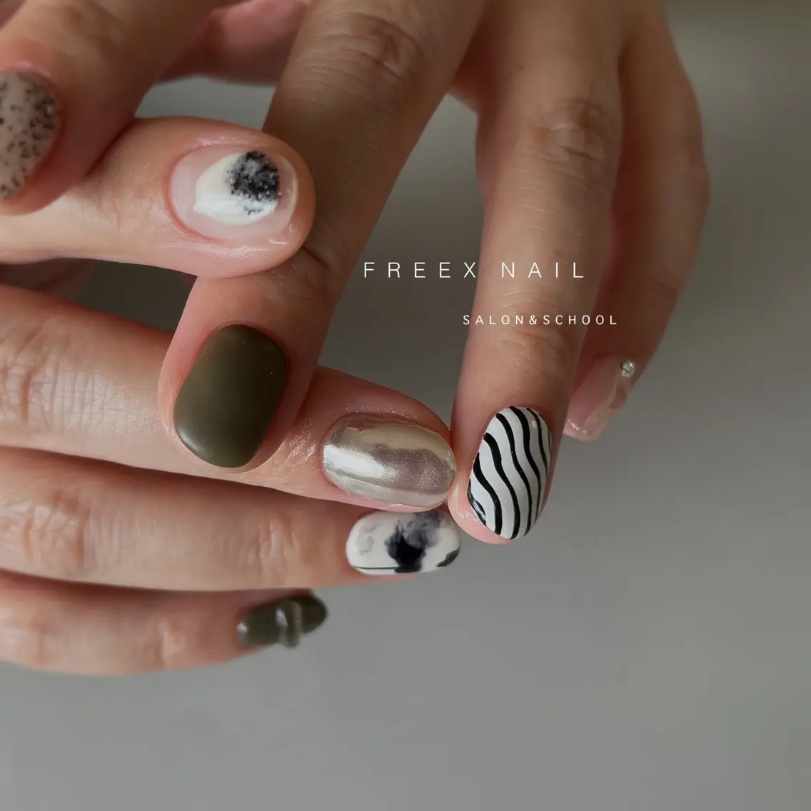 ネイル ハンドネイル フットネイル freex nail /ニュアンス/個性派のネイルデザイン