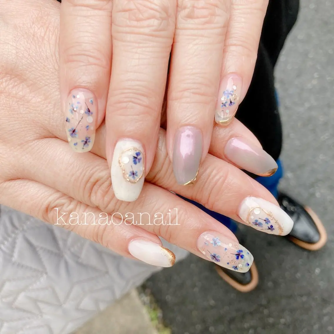 ネイル 地爪育成💅 kanaoanailのネイルデザイン