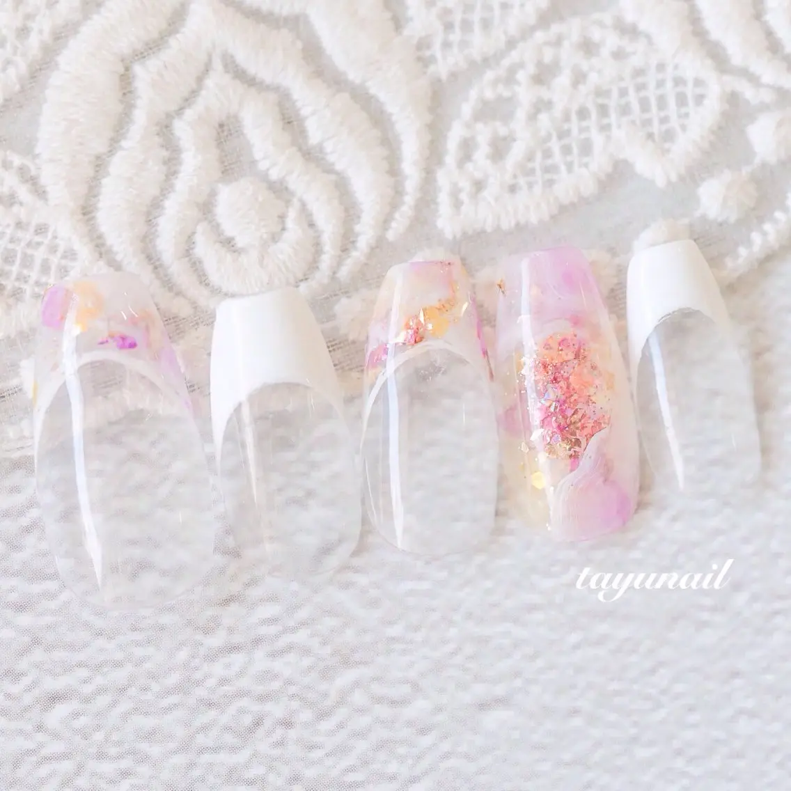 ネイル アートネイル ジェルネイル パラジェル ハンドネイル ネイルサロン 【たゆnail】のネイルデザイン