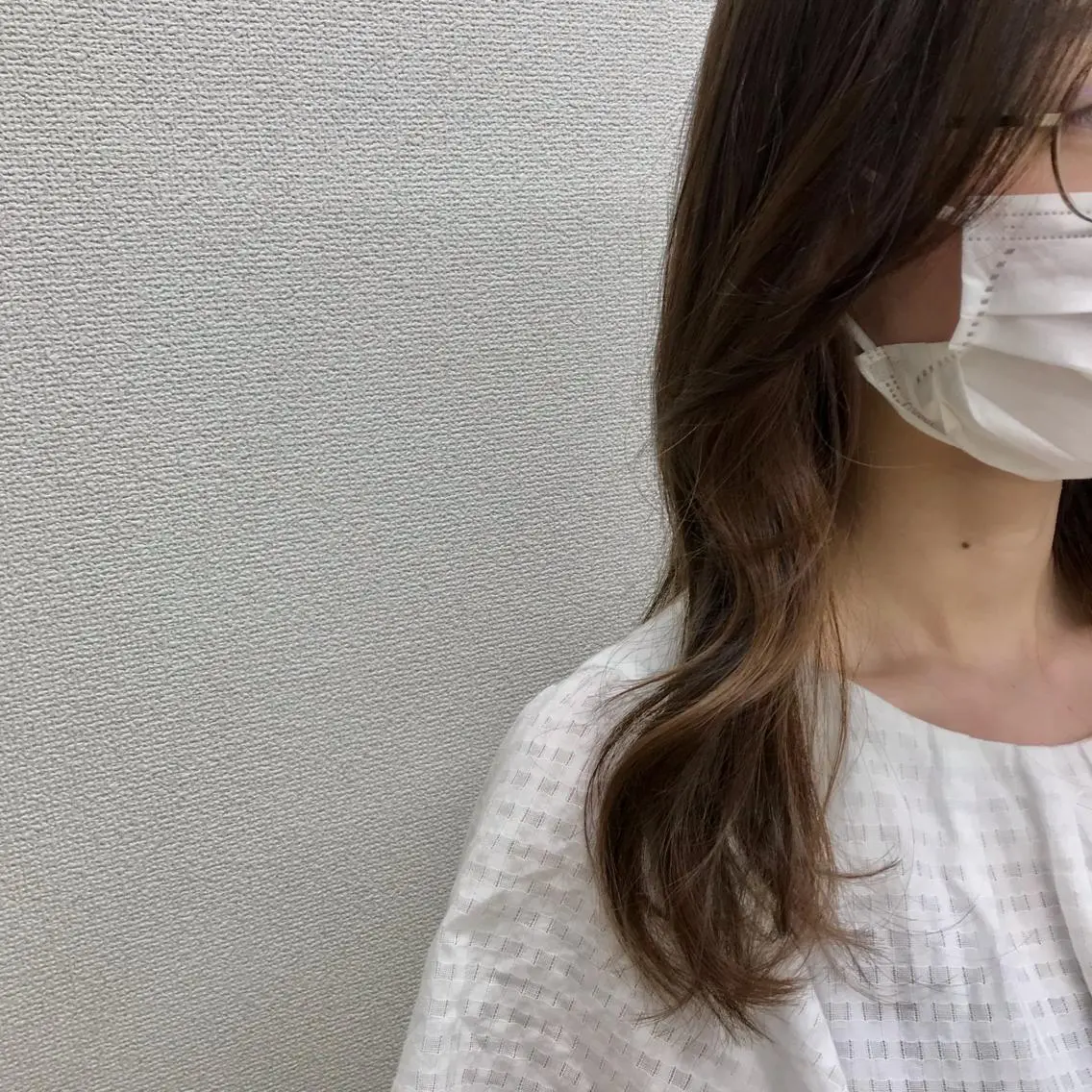 セミロング もりたみかこ 美容師お休み中のヘアスタイル