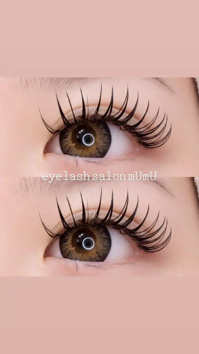 マツエク・マツパ 付け放題 フラットラッシュ マツエク eyelash mUmUのマツエク・マツパデザイン