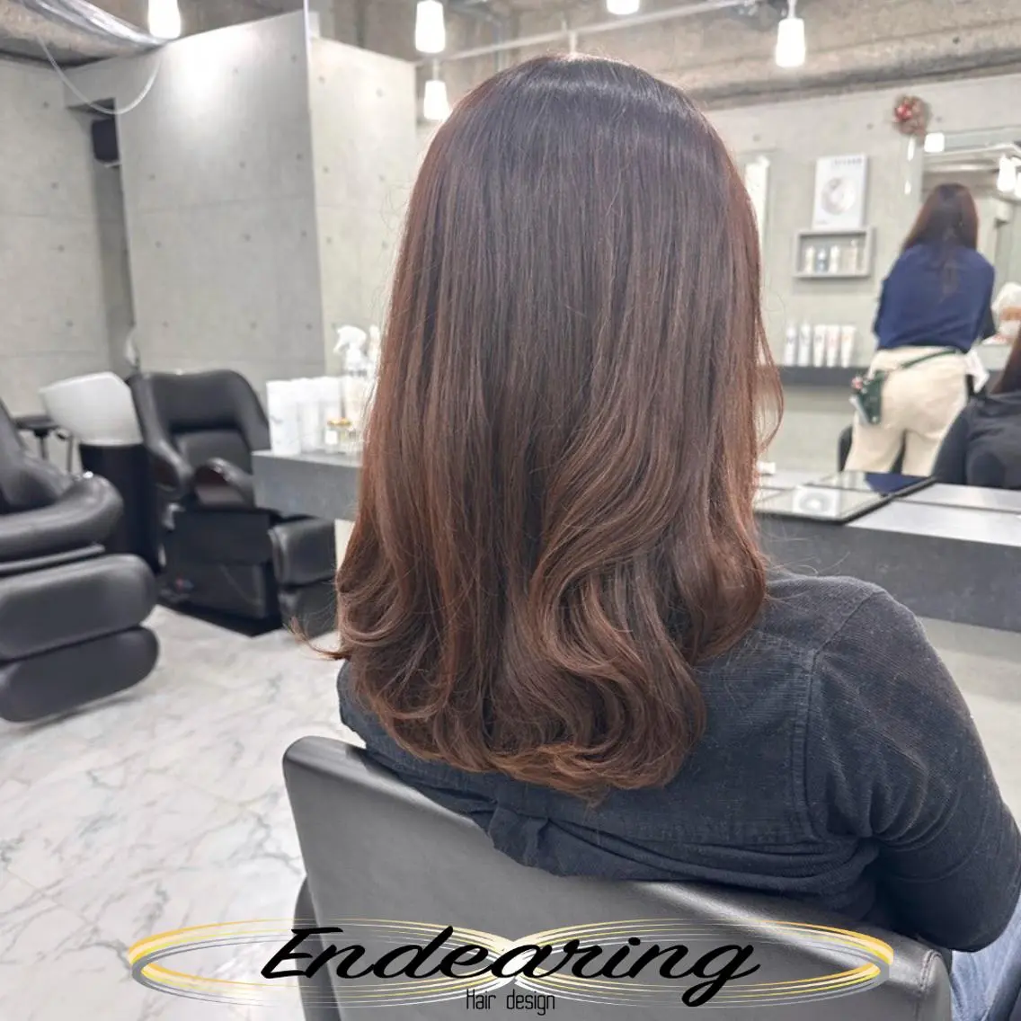 ロング ロングレイヤー レイヤーカット ロング 似合わせカット カット ヘアカラー Endearing 銀座/レイヤーカットのヘアスタイル
