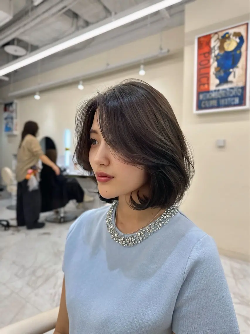 aku💞韓国風🩷 ピンクカラー🎀🩷のヘアスタイル