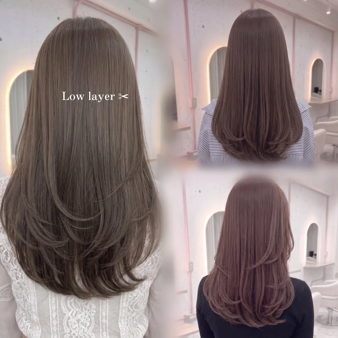 【新規限定】🌙🫧ブリーチなしWカラー＋カット＋1STEPトリートメント🎀💙の写真