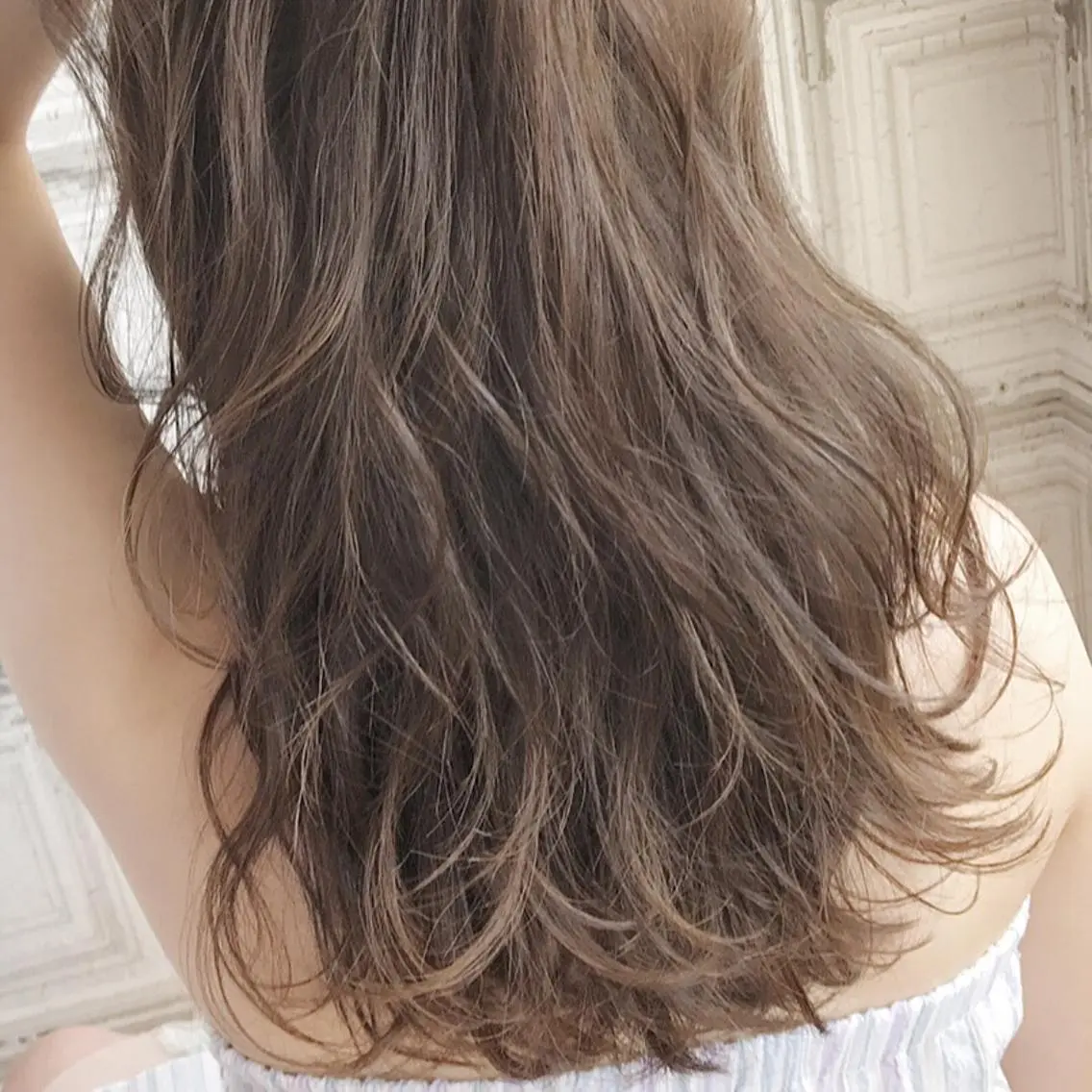 ロング カラー カット ヘアカラー トリートメント 内藤 達也のヘアスタイル