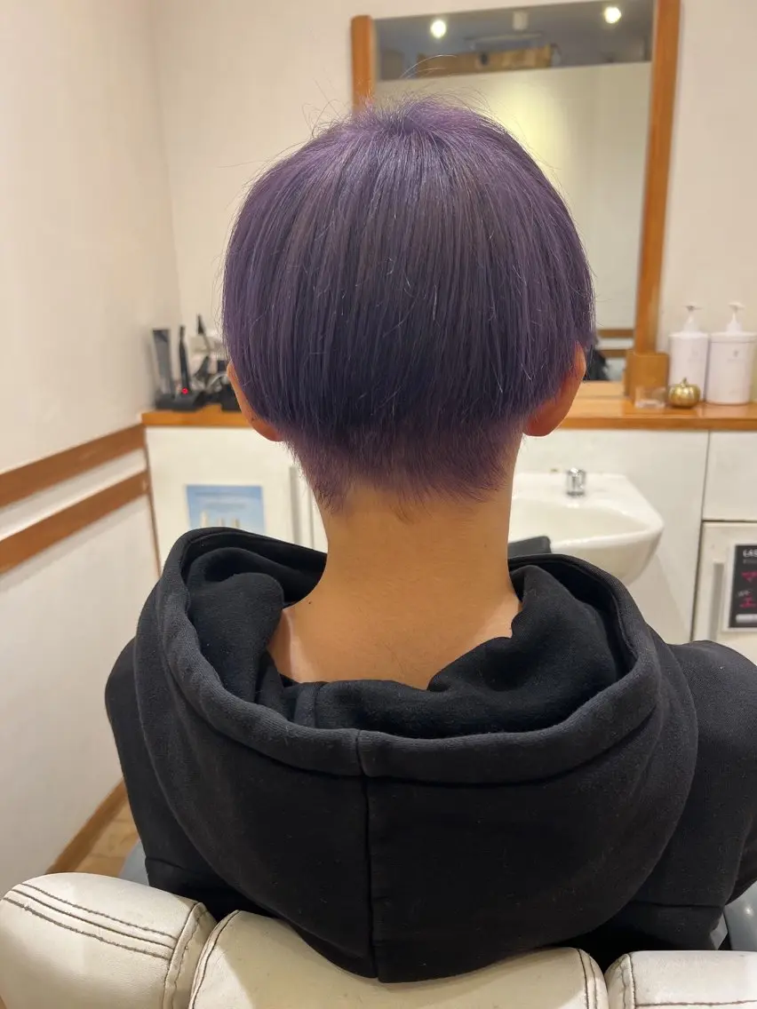 ショート カラー ヘアカラー トリートメント アザマ　ヤスカツ _rosso 川口のヘアスタイル