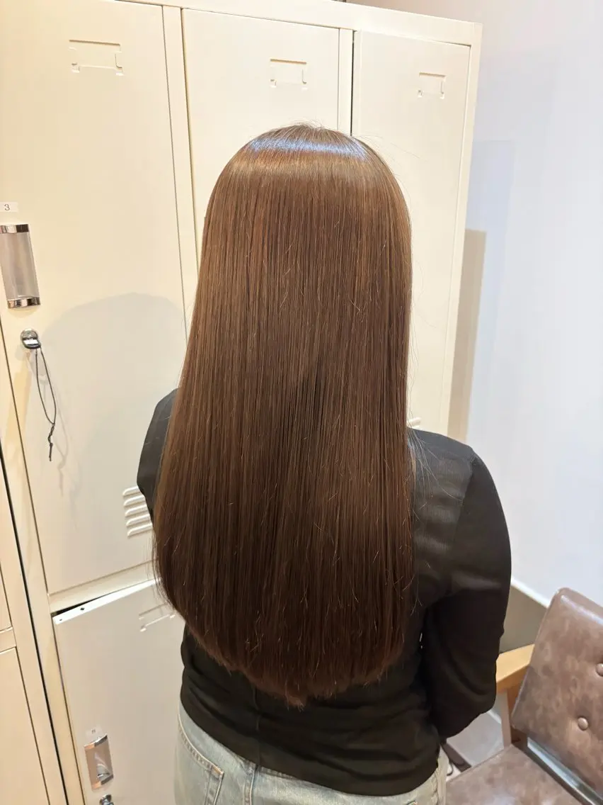 ロング カラー ベージュカラー 透明感カラー ダブルカラー little ruca‎𖤐のヘアスタイル