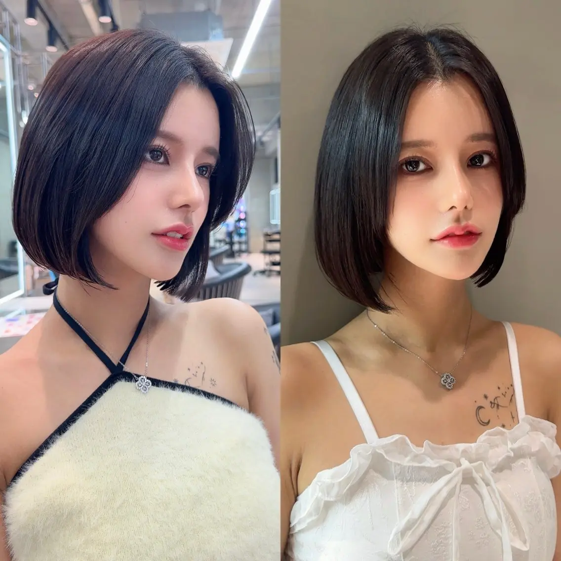 ミディアム カット ヘアカラー 縮毛矯正 トリートメント ✨髪質改善特化✨副 店長椎葉信乃介のヘアスタイル