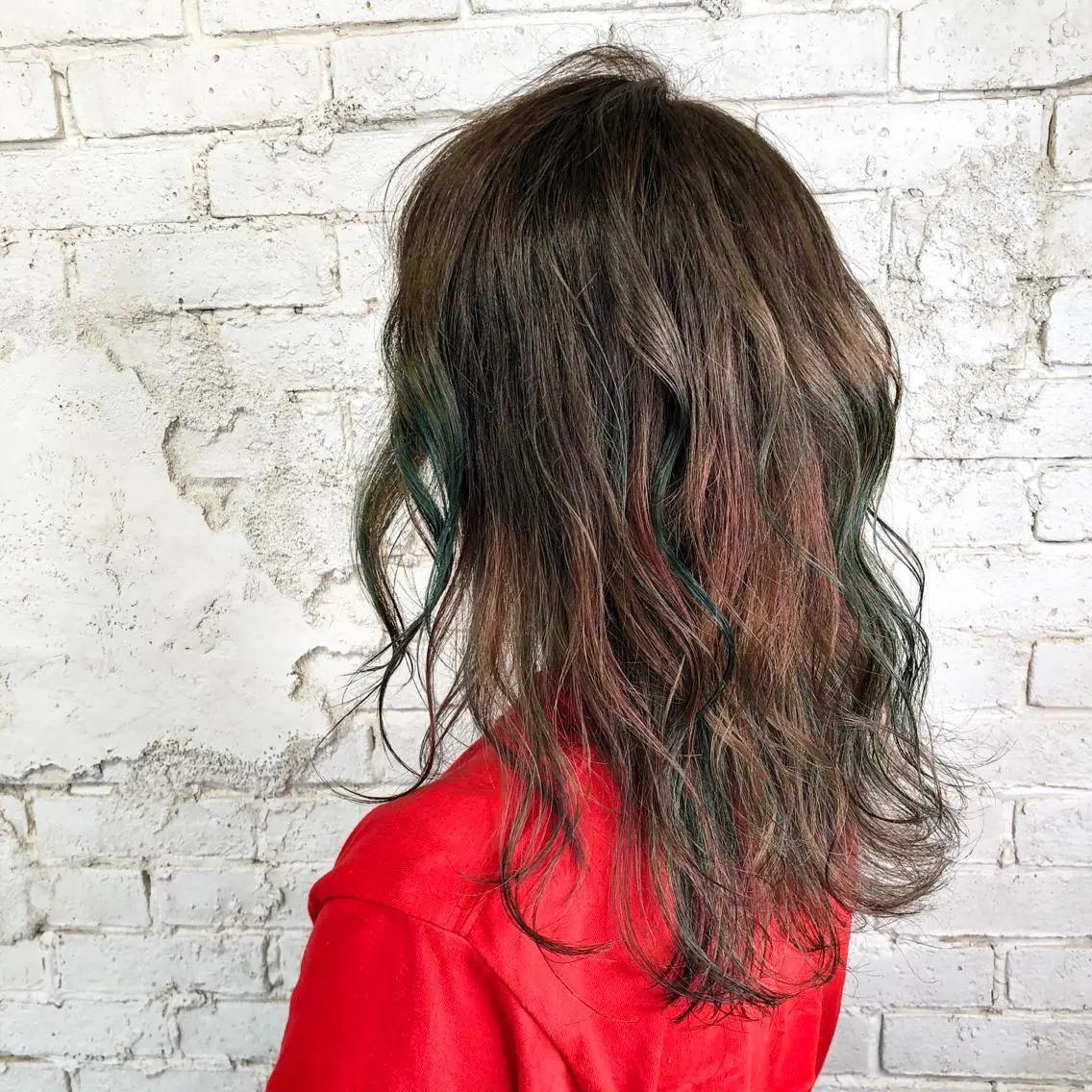 セミロング カラー ヘアカラー トリートメント welring hair salonのヘアスタイル