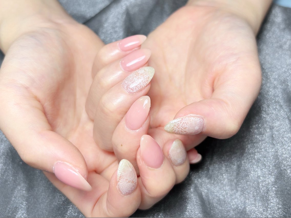 ネイル ハンドネイル H3 Nail Tsuki🦋💙のネイルデザイン