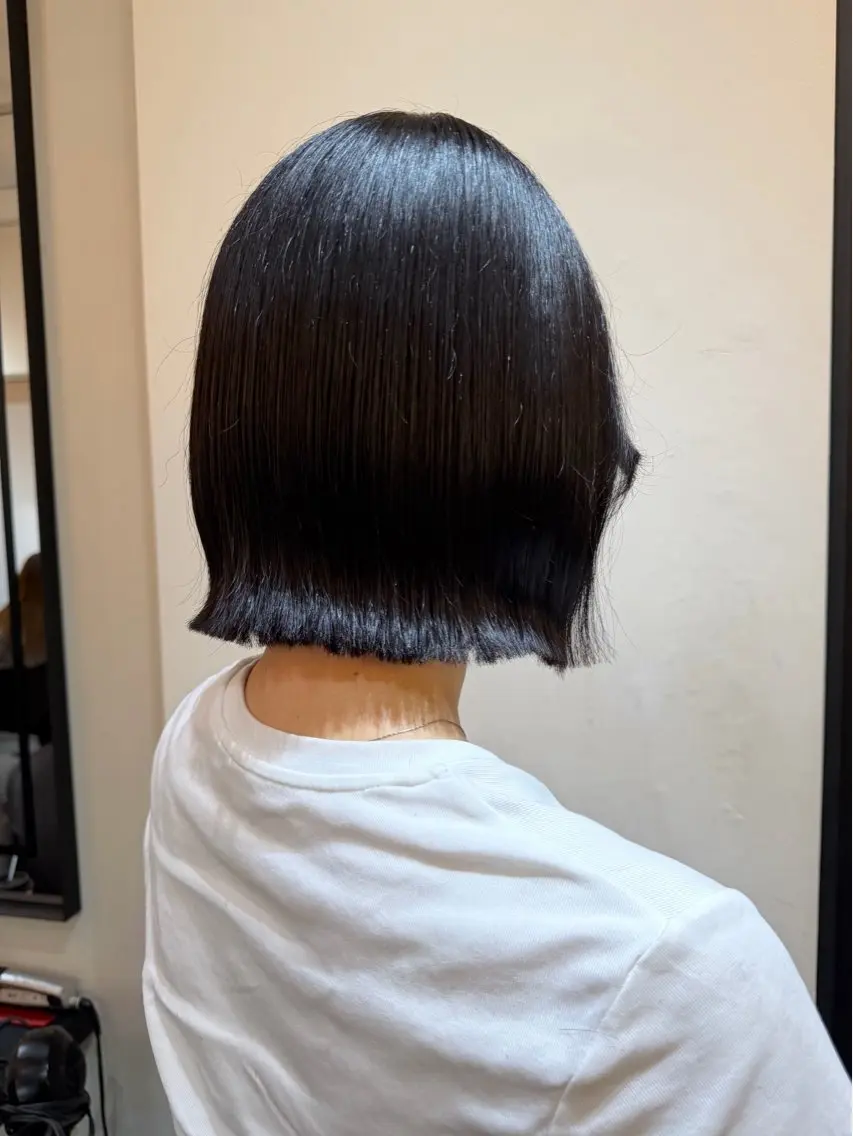 ミディアム カット トリートメント 🍒ボブカット/ moe🍒のヘアスタイル